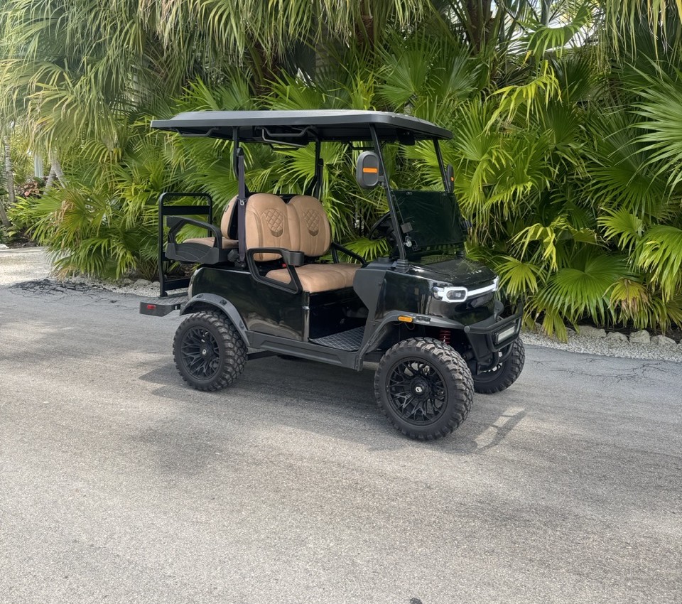 4 person golf cart rental in Summerland Key Florida Keys at Aqua Jeep Rentals