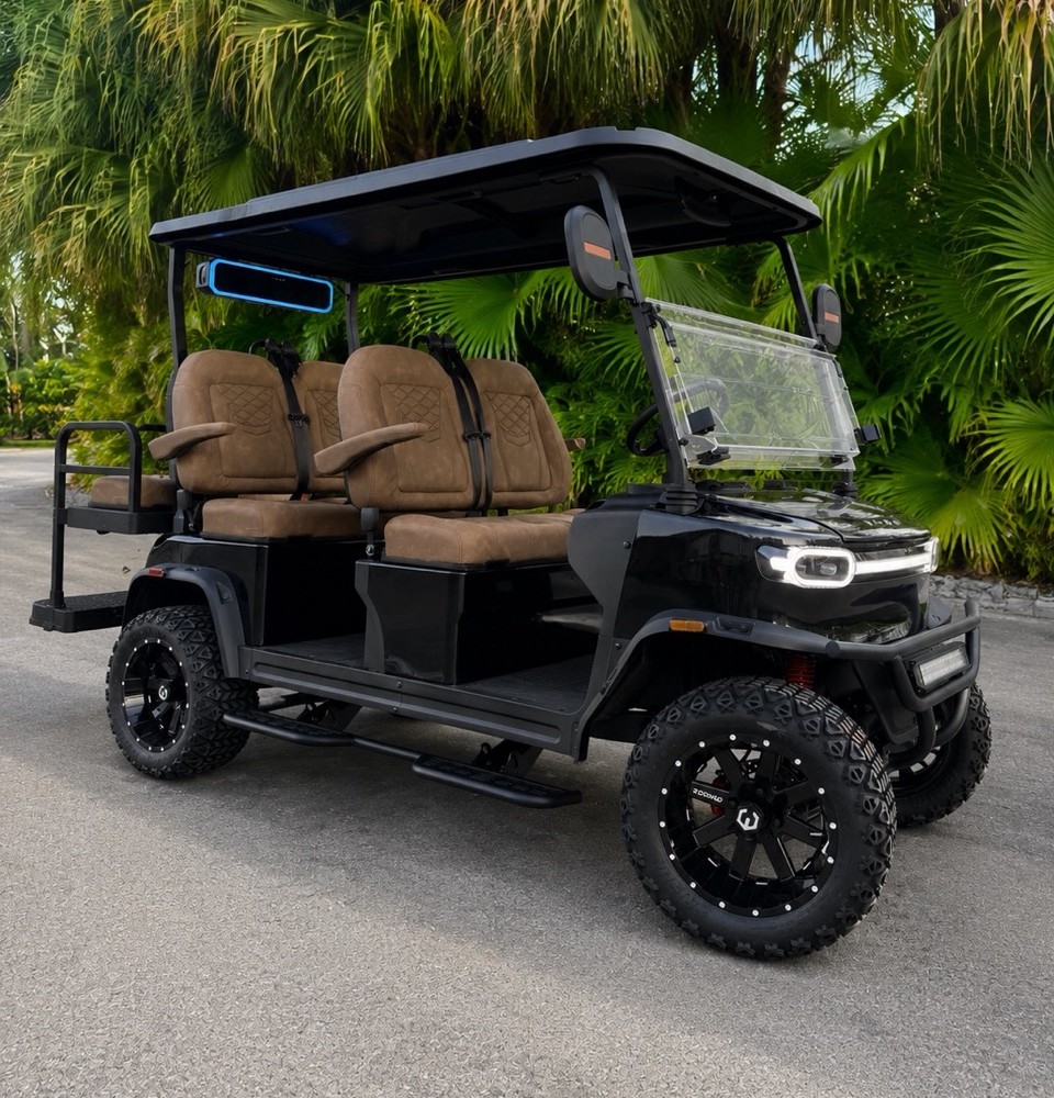 6 person golf cart rental in Summerland Key Florida Keys at Aqua Jeep Rentals